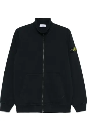 Stone Island Felpa con applicazione Compass