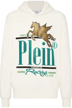 Philipp Plein Felpa Racing Club con cappuccio