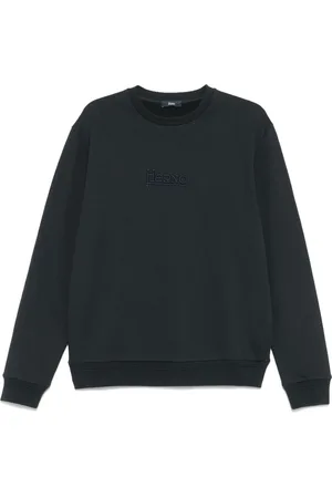 HERNO Felpa con logo ricamato