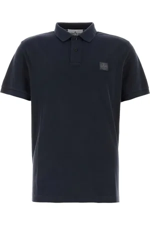 Stone Island Polo con applicazione Compass