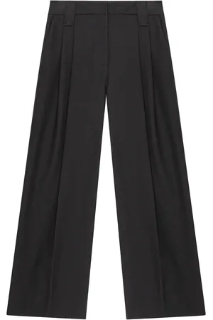 Ganni Pantaloni con piega