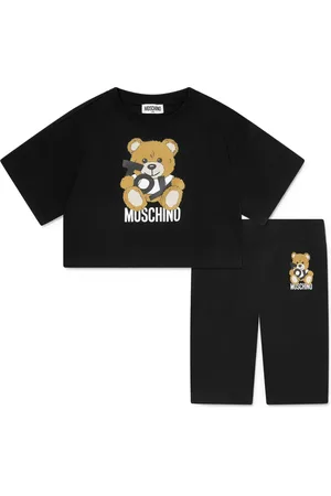 Moschino Set shorts con stampa Teddy Bear