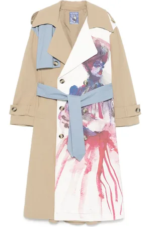 KIDSUPER STUDIOS Trench con inserti