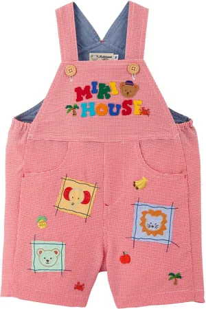 Miki House Shorts con motivo animali