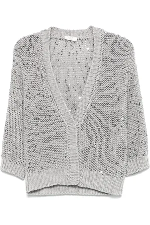 PESERICO SIGN Cardigan con paillettes