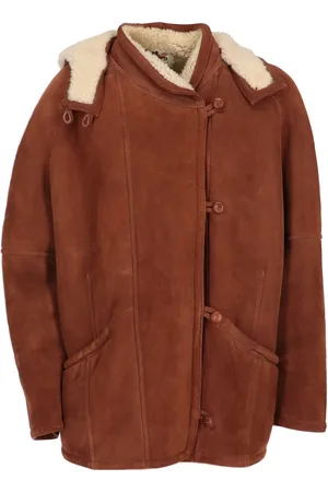 A.N.G.E.L.O. Vintage Cult Cappotto in pelle scamosciata anni 