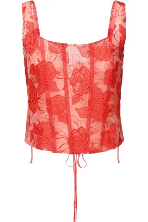 For Love And Lemons Corsetto con ricamo