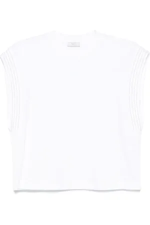 PESERICO SIGN T-shirt con dettaglio a catena