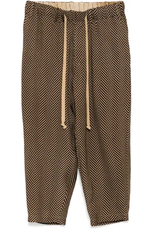UMA WANG Pantaloni con cavallo basso