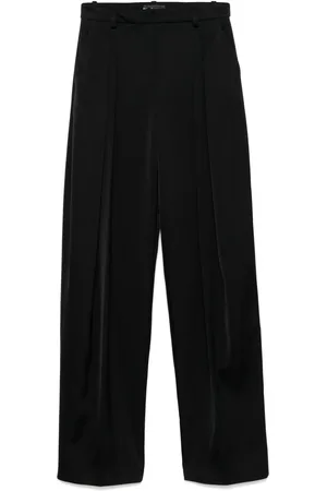 DAVID KOMA Pantaloni sartoriali in raso