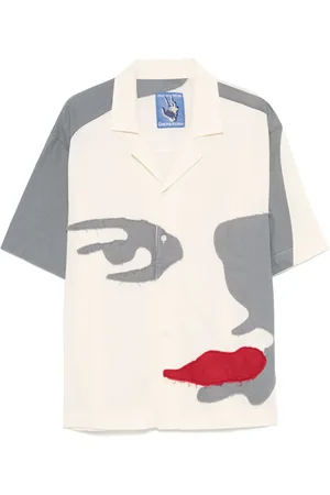 KIDSUPER STUDIOS Camicia con design patchwork