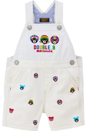 Miki House Shorts con motivo Bear