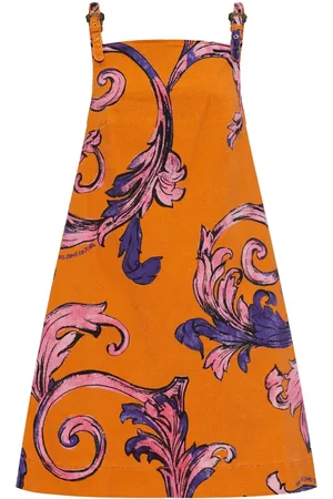 VERSACE Abito midi svasato