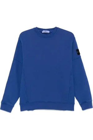 Stone Island Felpa con applicazione Compass