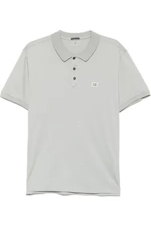 C.P. Company Polo in cotone con ricamo logo