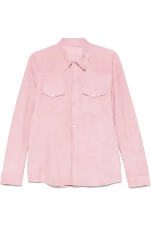 SALVATORE SANTORO Giacca-camicia in pelle