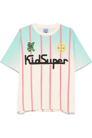 KIDSUPER STUDIOS T-shirt in stile calcio