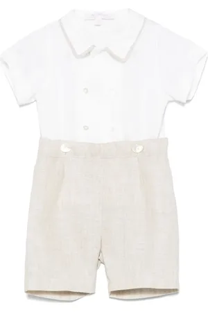Mariella Ferrari Set camicia e shorts in lino