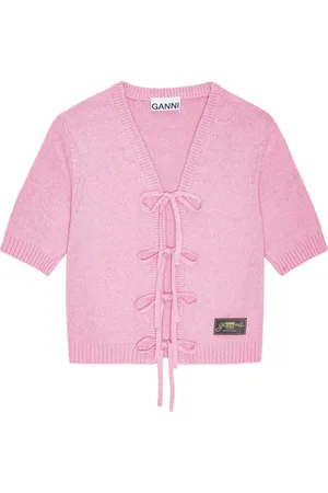 Ganni Cardigan a maniche corte