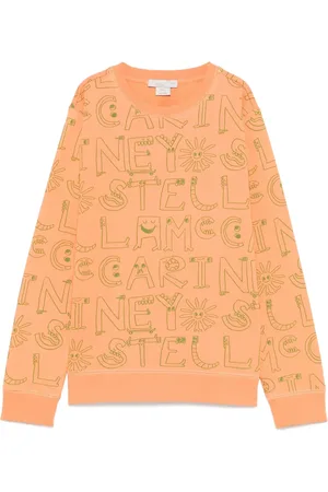 Stella McCartney Felpa con stampa logo