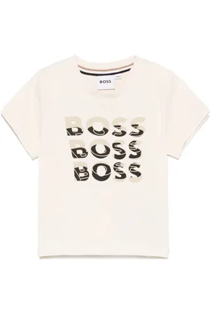 HUGO BOSS T-shirt con logo in rilievo