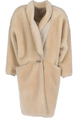 VERSACE Cappotto in shearling anni 