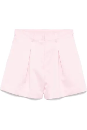 ROTATE Shorts a vita alta in raso