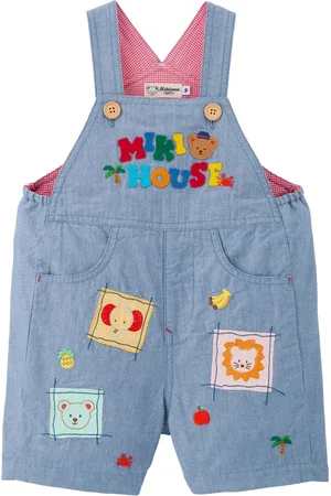 Miki House Pantaloni con motivo animali