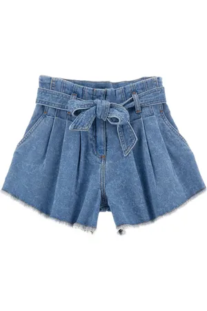 PHILOSOPHY DI LORENZO SERAFINI Shorts denim con cintura
