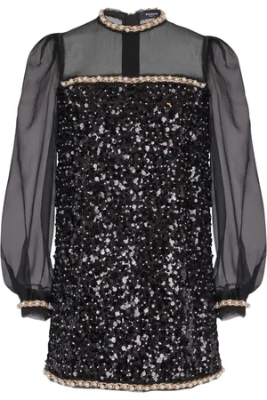 Balmain Abito con paillettes