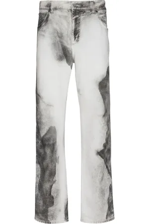 Balmain Jeans con stampa Moon