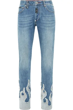 Philipp Plein Jeans con applicazione