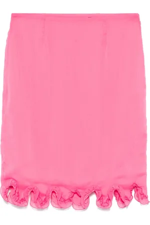 ROTATE Gonna in chiffon con ruches