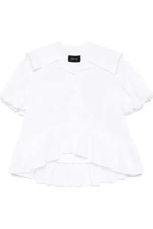 Simone Rocha Camicia con maniche a palloncino e colletto alla marinara