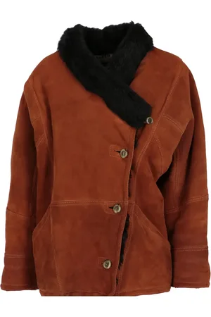 A.N.G.E.L.O. Vintage Cult Cappotto in pelle scamosciata anni 