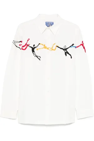 KIDSUPER STUDIOS Camicia con ricamo