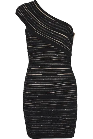 Balmain Abito con dettaglio glitter