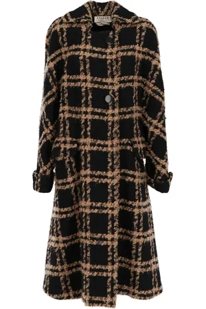 A.N.G.E.L.O. Vintage Cult Cappotto in lana a quadri anni 