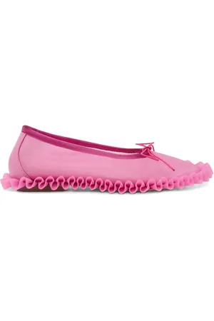 Simone Rocha Ballerine in rete con ruches
