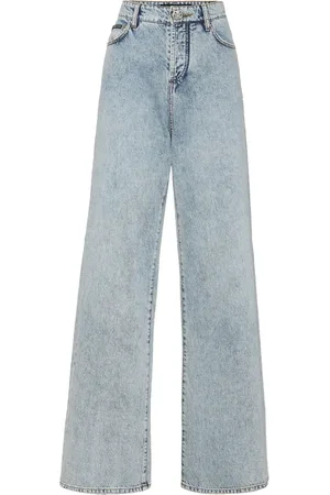 Philipp Plein Jeans a gamba ampia