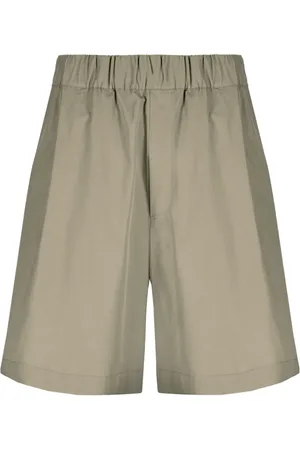 LANEUS Bermuda in cotone a gamba ampia
