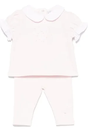 PATACHOU Set pantaloni con applicazione a farfalla