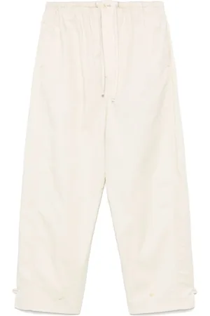 LEMAIRE Pantaloni dritti con coulisse