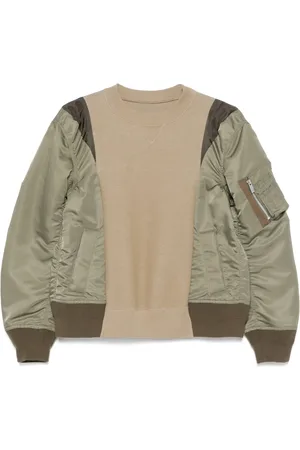 SACAI Felpa con design a inserti