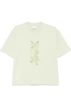 Maison Kitsuné T-shirt con stampa Lady Fox