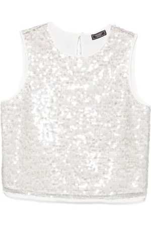 PESERICO SIGN Canotta con paillettes