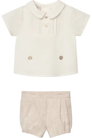 PAZ RODRIGUEZ Set con shorts in lino