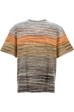 Missoni T-shirt in cotone con ricamo