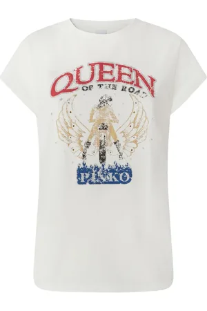 Pinko T-shirt con stampa Queen Of The Road