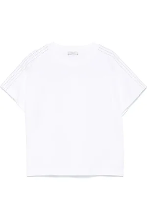 PESERICO SIGN T-shirt con dettaglio a catena